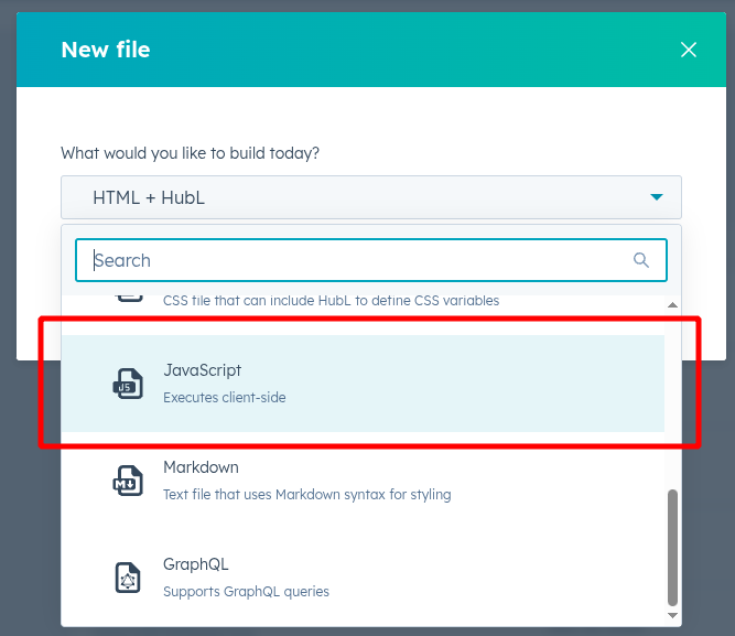 Hubspot New JS File