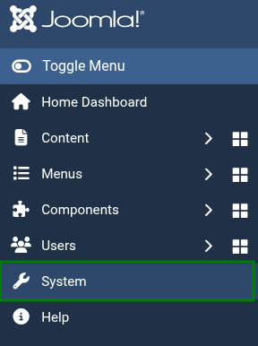 Joomla System