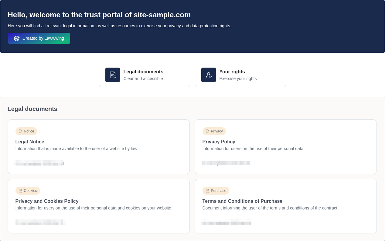 Trust Portal Overview